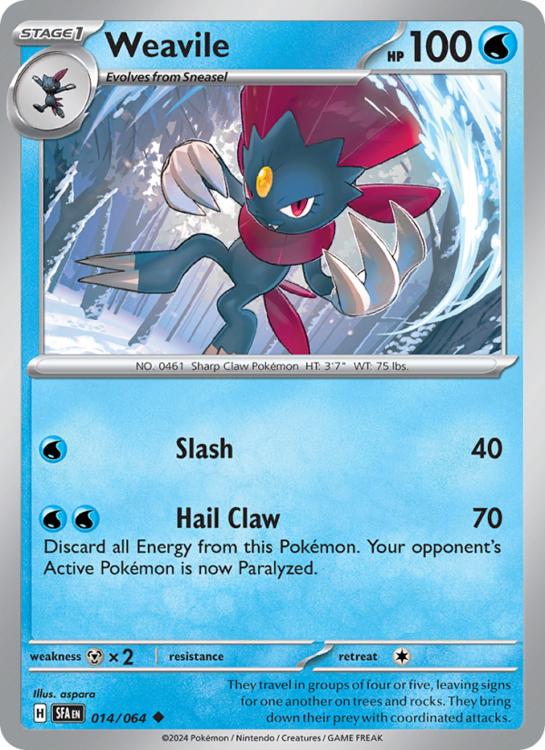 Weavile from Shrouded Fable