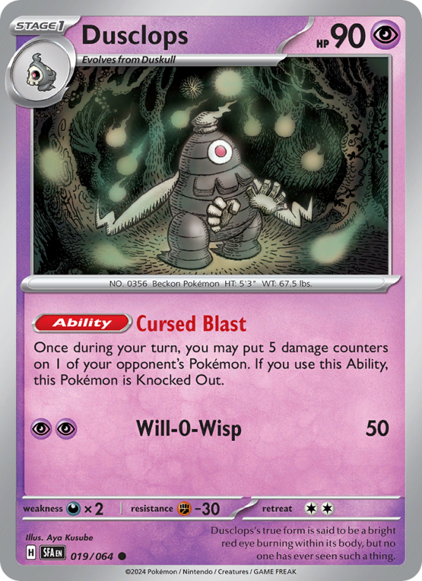 Dusclops from Shrouded Fable