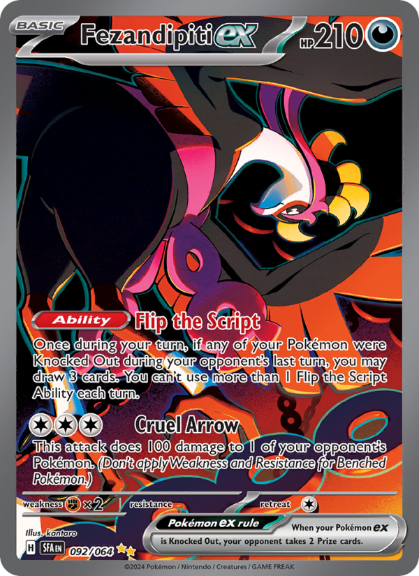 Fezandipiti ex — Special illustration rare card from Shrouded Fable