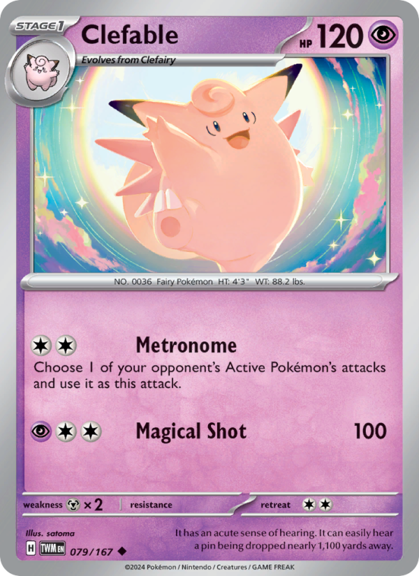 Clefable from Twilight Masquerade