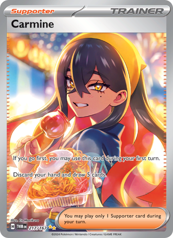 Carmine — Special illustration rare card from Twilight Masquerade