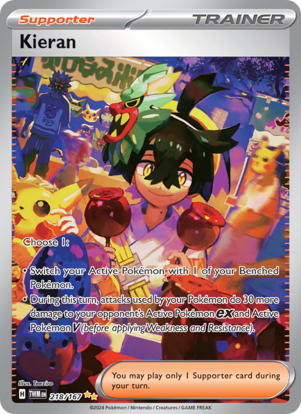 Kieran — Special illustration rare card from Twilight Masquerade
