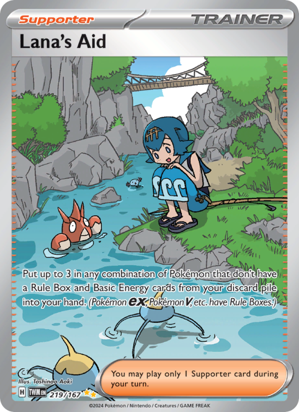 Lana's Aid — Special illustration rare card from Twilight Masquerade