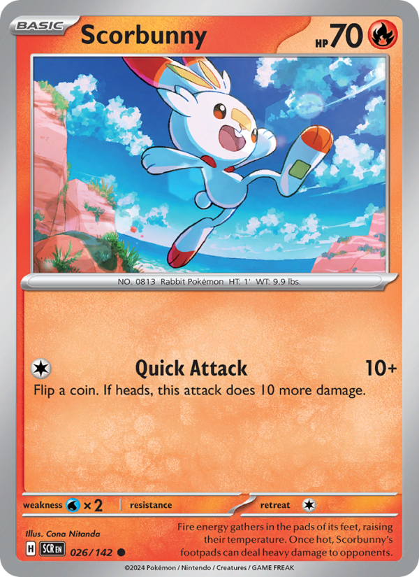 Scorbunny from Stellar Crown