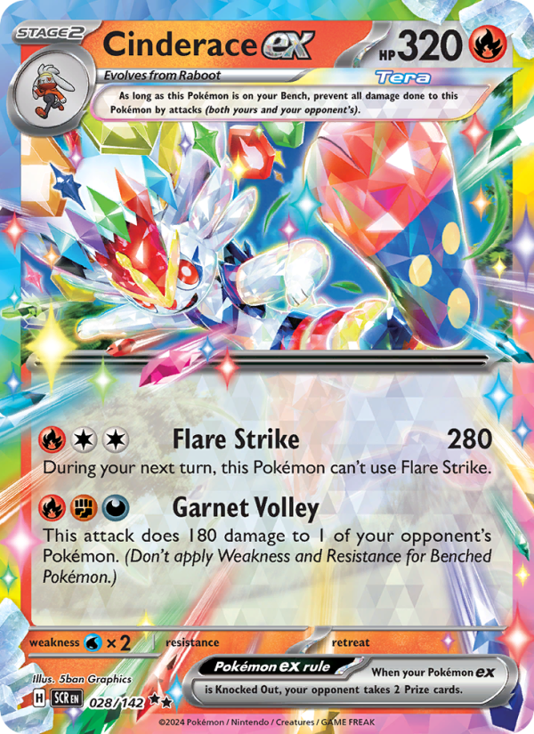 Cinderace ex from Stellar Crown