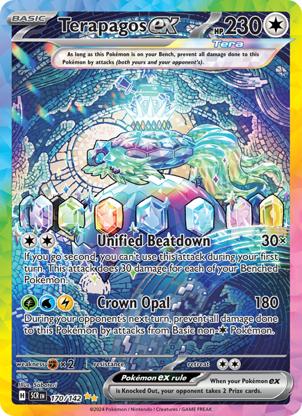 Terapagos ex — Special illustration rare card from Stellar Crown
