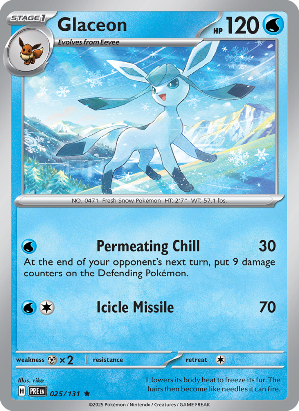 Glaceon from Prismatic Evolutions