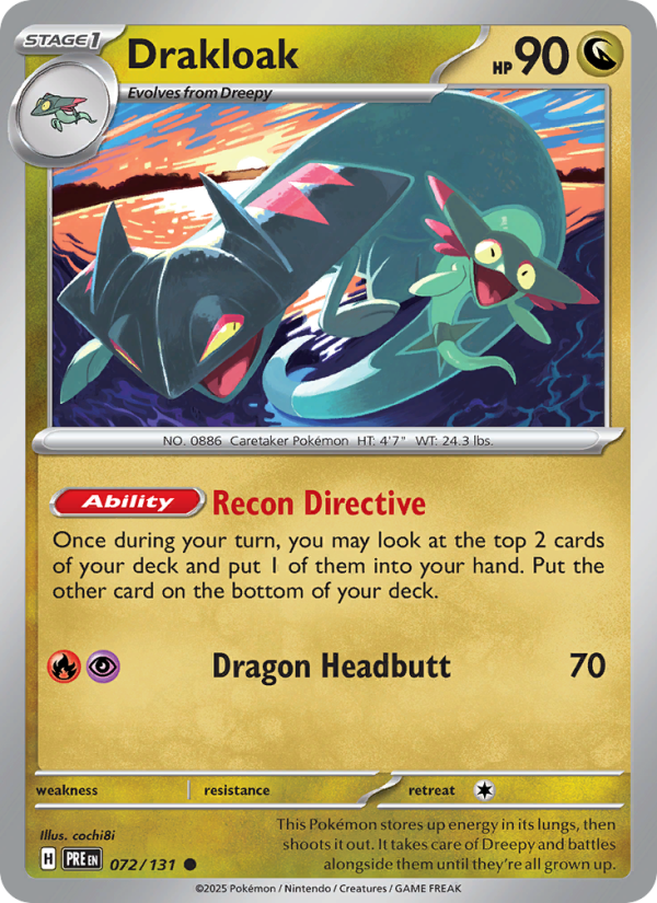 Drakloak from Prismatic Evolutions