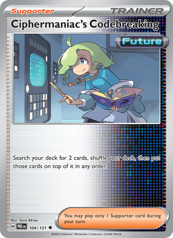 Ciphermaniac's Codebreaking from Prismatic Evolutions