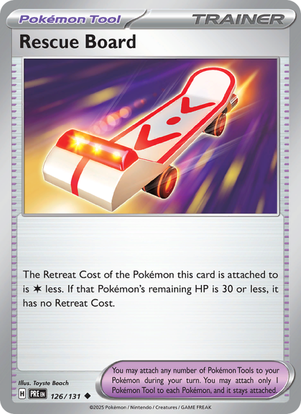 Rescue Board from Prismatic Evolutions