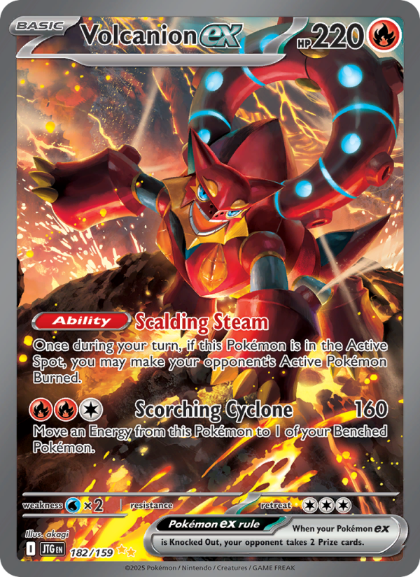 Volcanion ex — Special illustration rare card from Journey Together