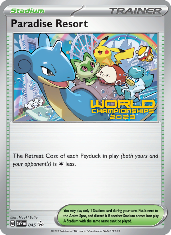 Paradise Resort — Promo card from SVP Black Star Promos