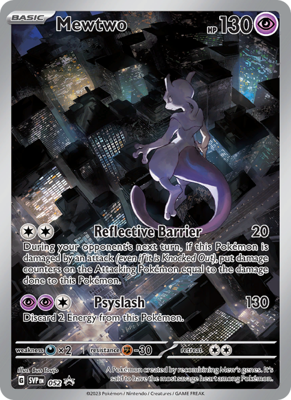 Mewtwo — Promo card from SVP Black Star Promos