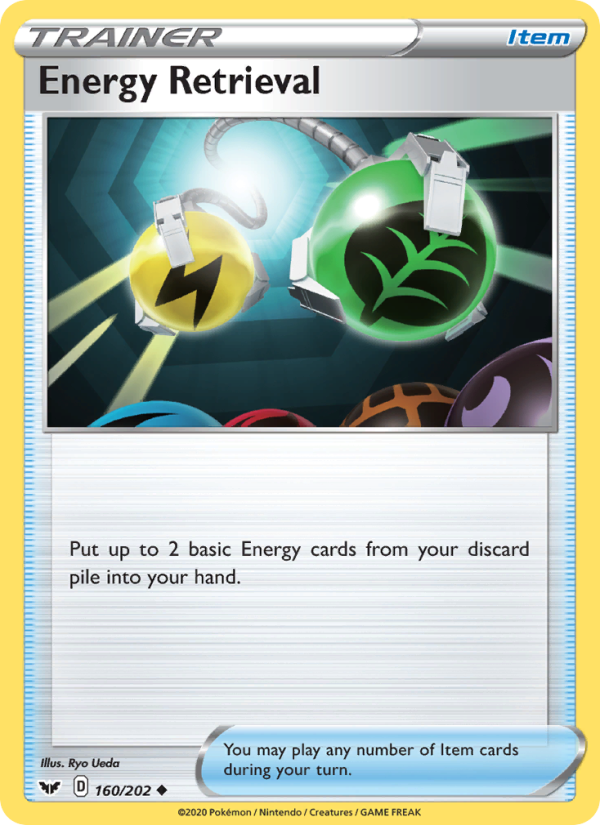 Energy Retrieval from Sword & Shield