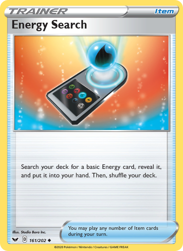 Energy Search from Sword & Shield