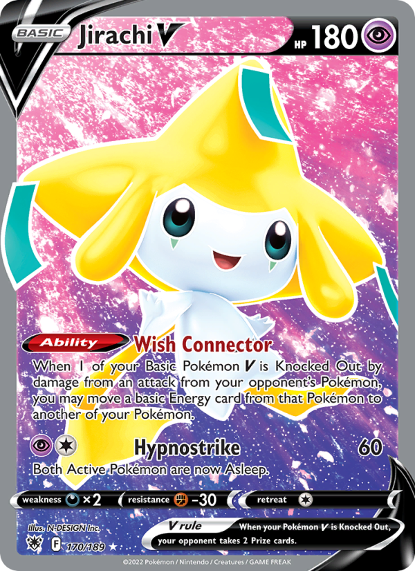 Jirachi V — Ultra Rare card from Astral Radiance