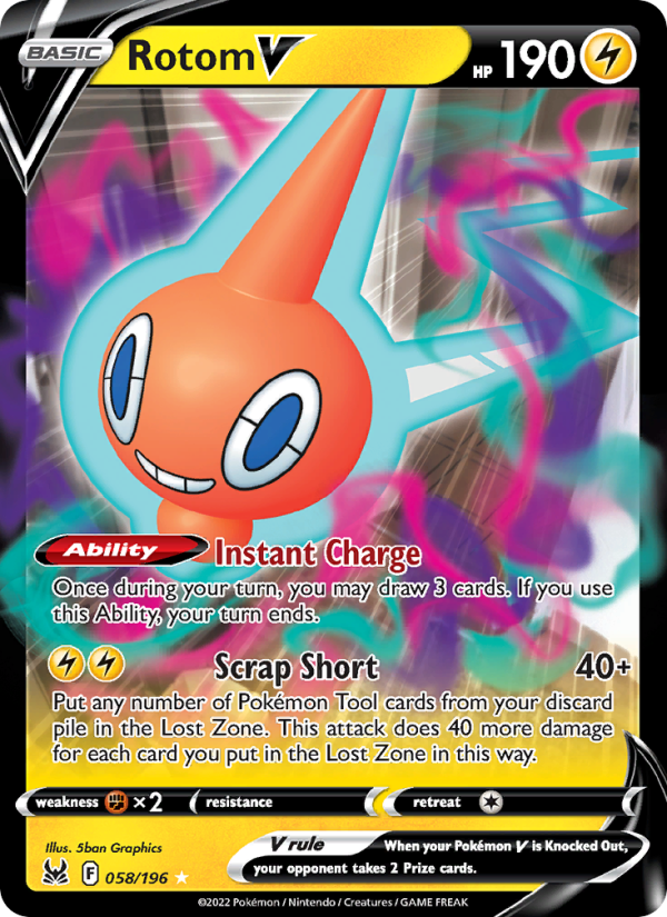 Rotom V from Lost Origin