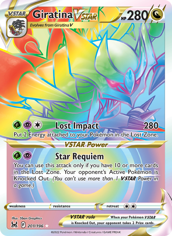 Giratina VSTAR — Secret Rare card from Lost Origin