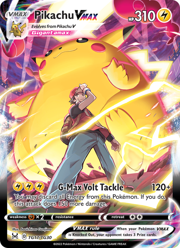 Pikachu VMAX — Ultra Rare card from Lost Origin