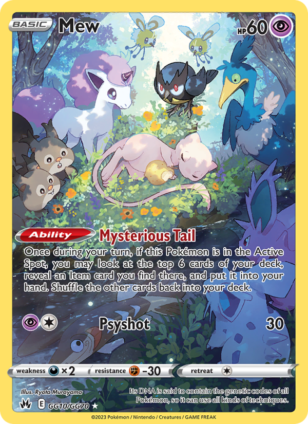 Mew — Rare card from Crown Zenith