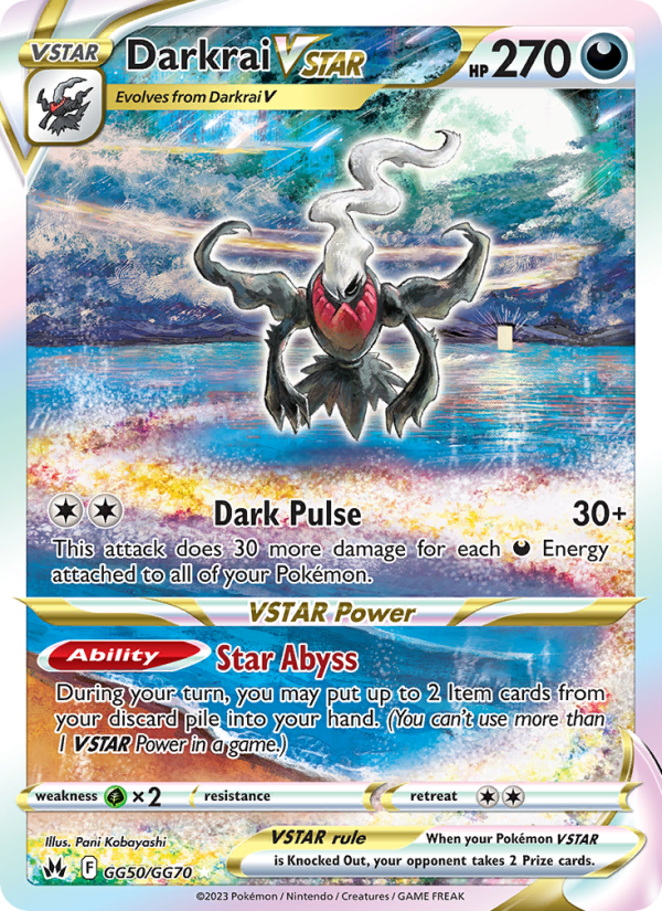 Darkrai VSTAR — Ultra Rare card from Crown Zenith