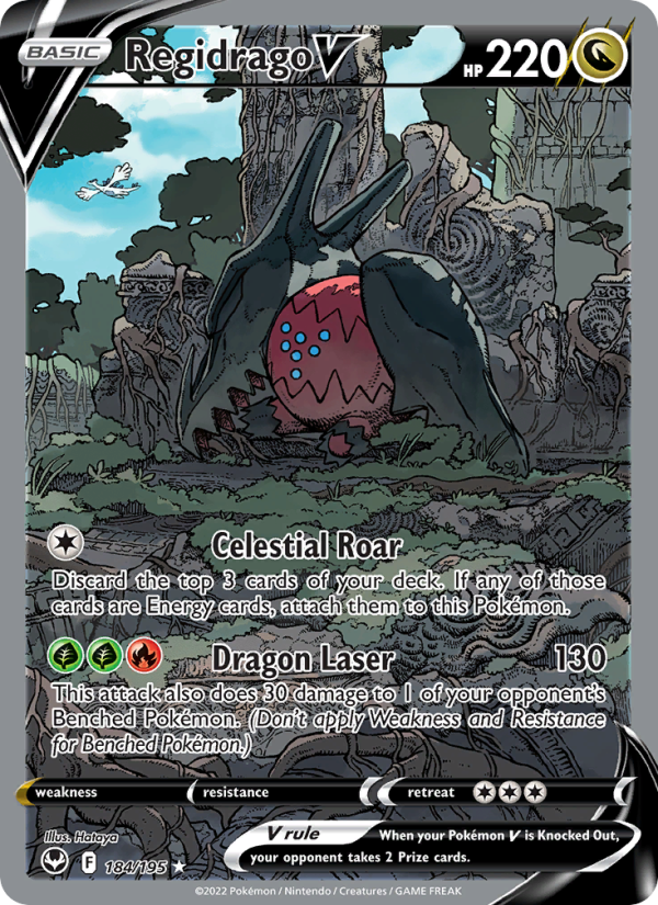 Regidrago V — Ultra Rare card from Silver Tempest