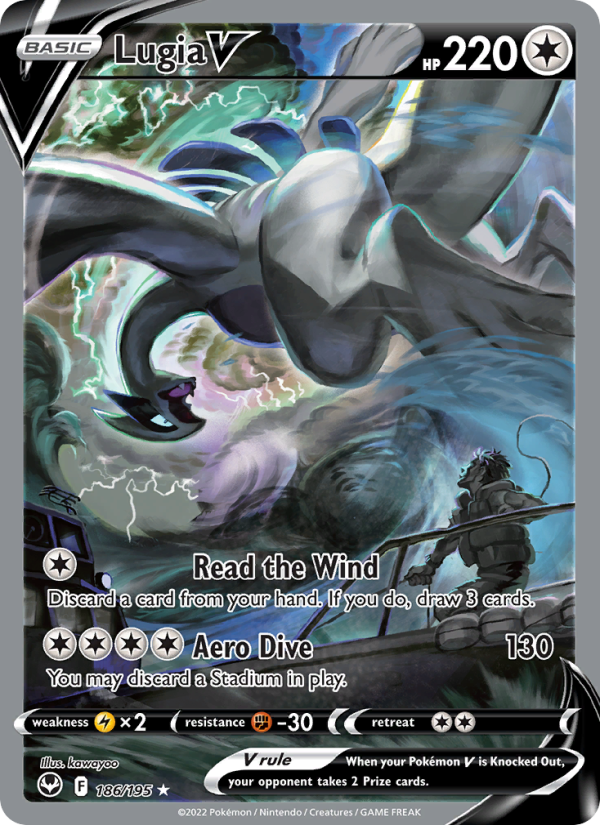Lugia V — Ultra Rare card from Silver Tempest