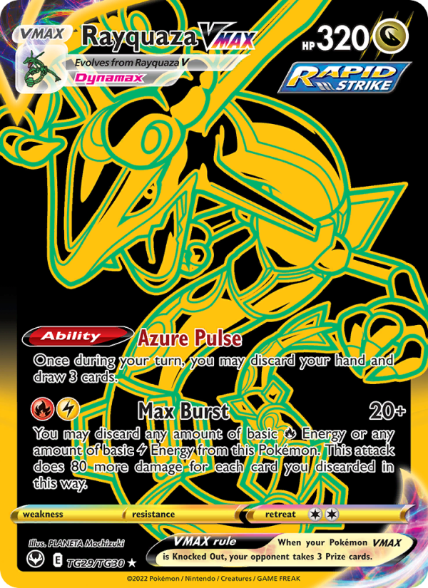 Rayquaza VMAX — Secret Rare card from Silver Tempest