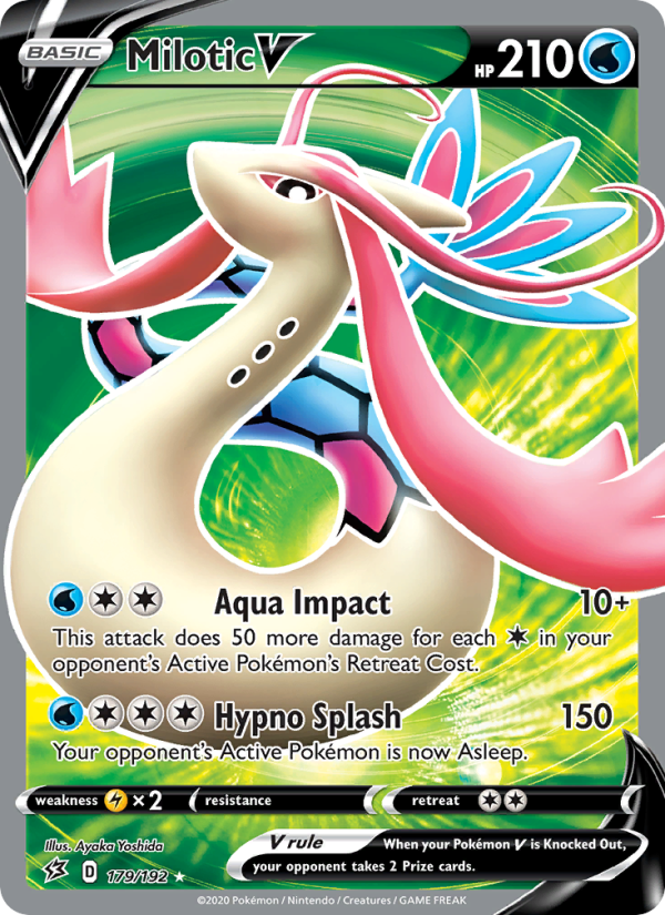 Milotic V — Ultra Rare card from Rebel Clash