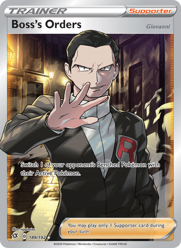 Boss's Orders (Giovanni) — Ultra Rare card from Rebel Clash