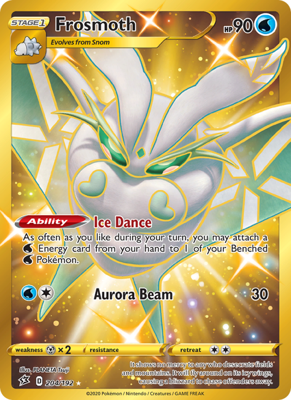 Frosmoth — Secret Rare card from Rebel Clash