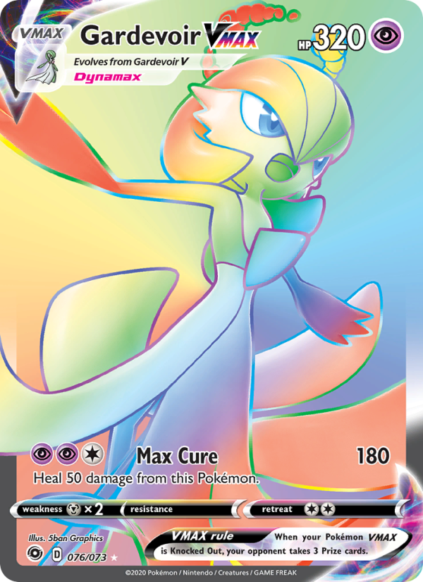 Gardevoir VMAX — Secret Rare card from Champion's Path