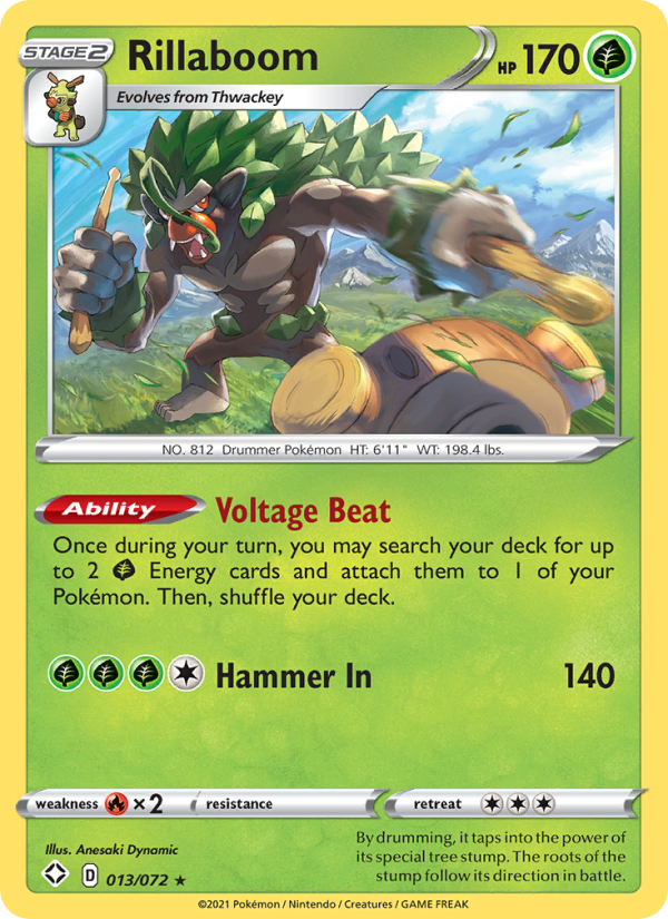 Rillaboom from Shining Fates