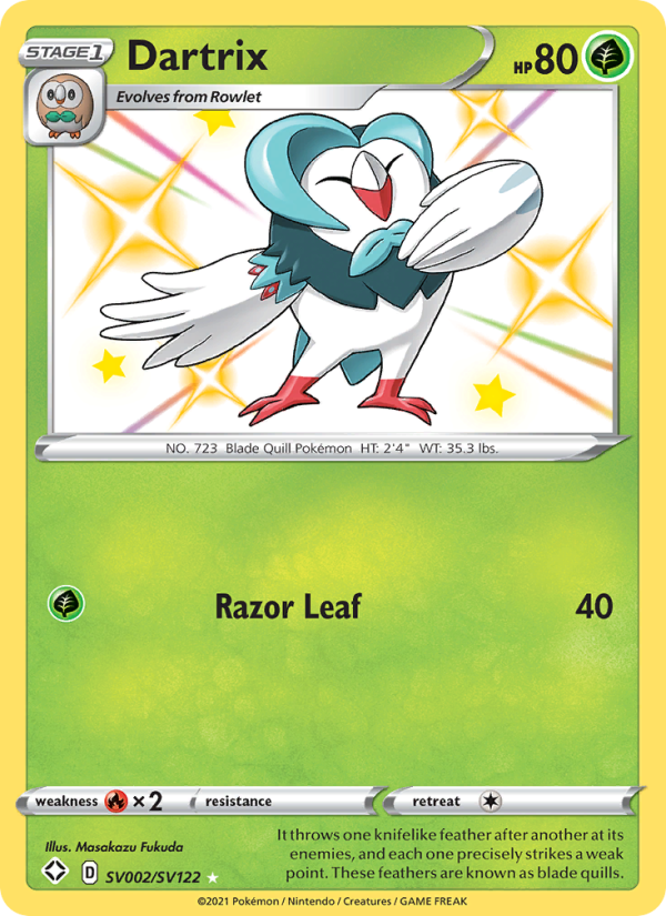 Dartrix from Shining Fates