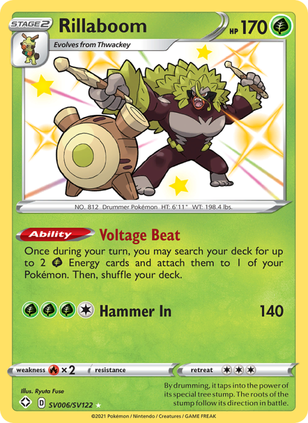 Rillaboom from Shining Fates