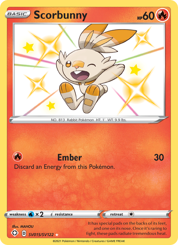 Scorbunny from Shining Fates