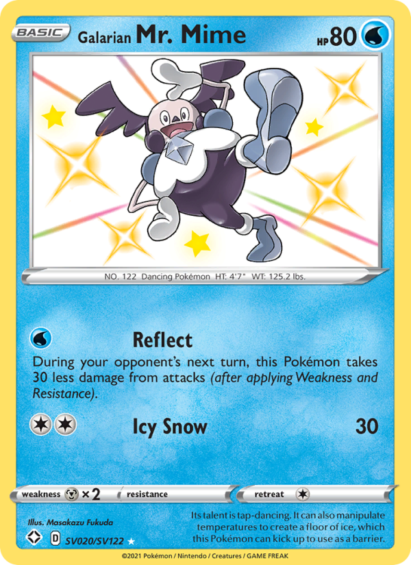 Galarian Mr. Mime from Shining Fates