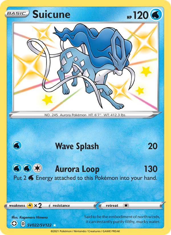 Suicune from Shining Fates
