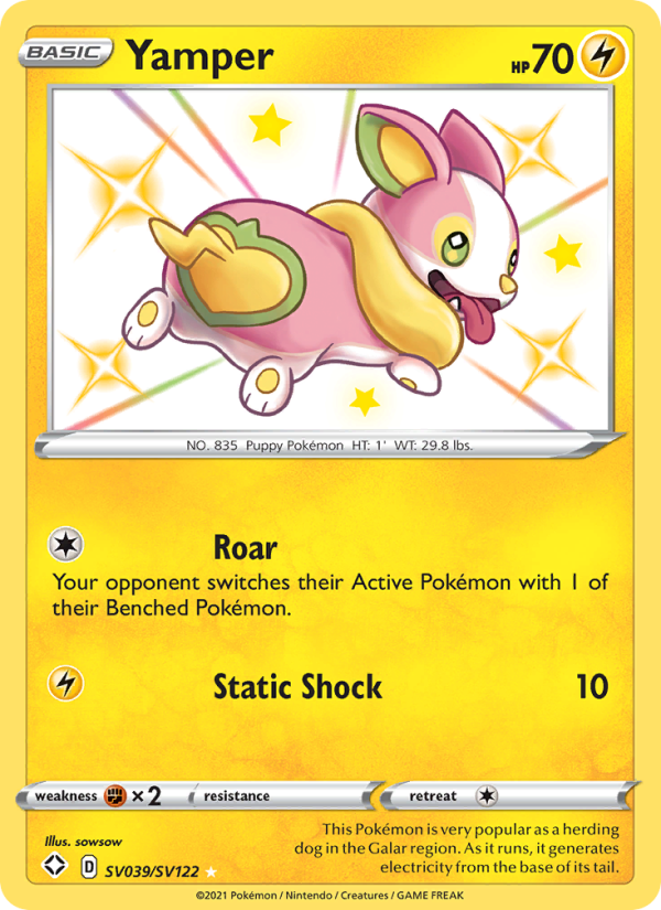 Yamper from Shining Fates