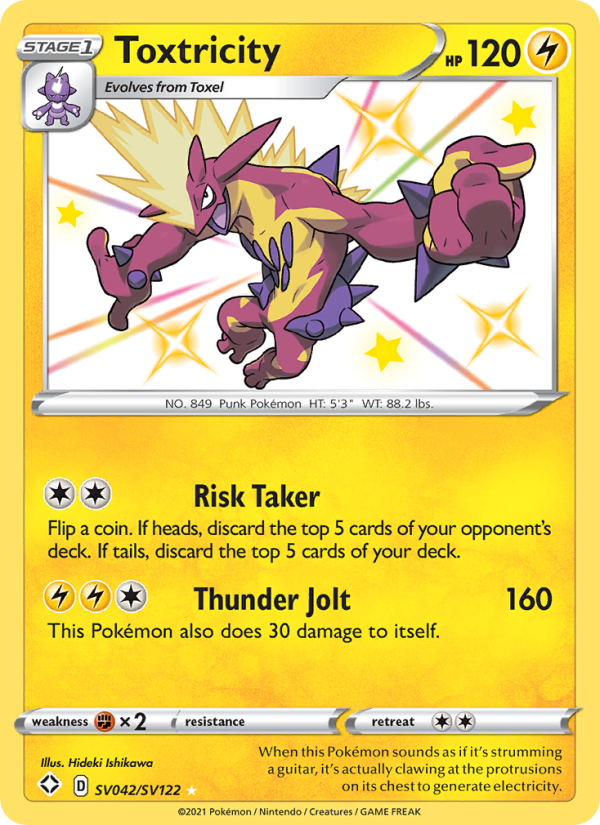Toxtricity from Shining Fates