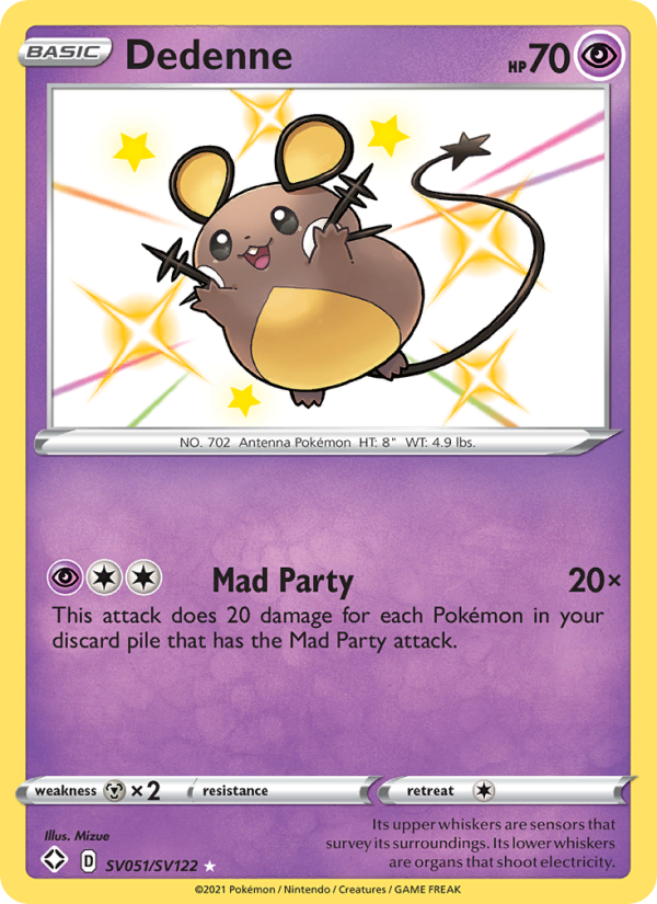 Dedenne from Shining Fates