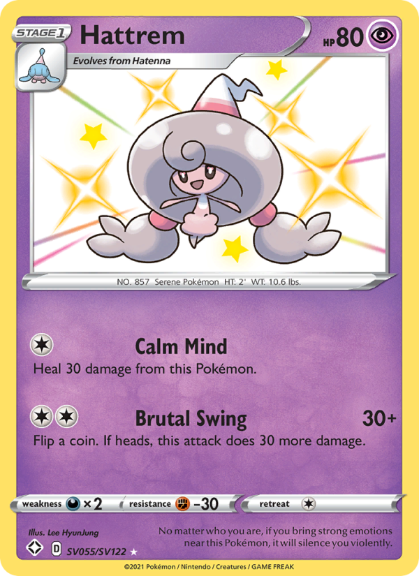 Hattrem from Shining Fates
