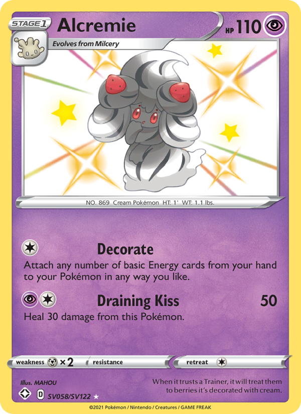 Alcremie from Shining Fates