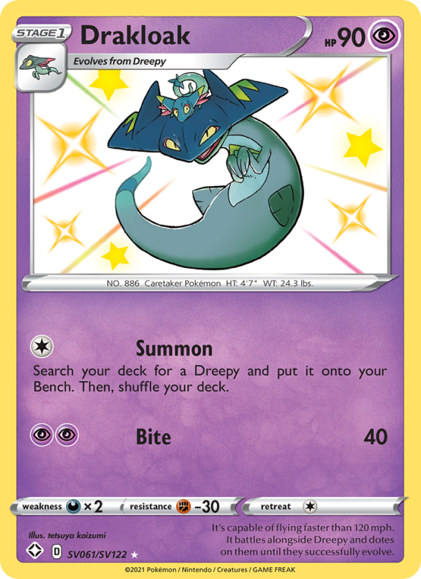Drakloak from Shining Fates