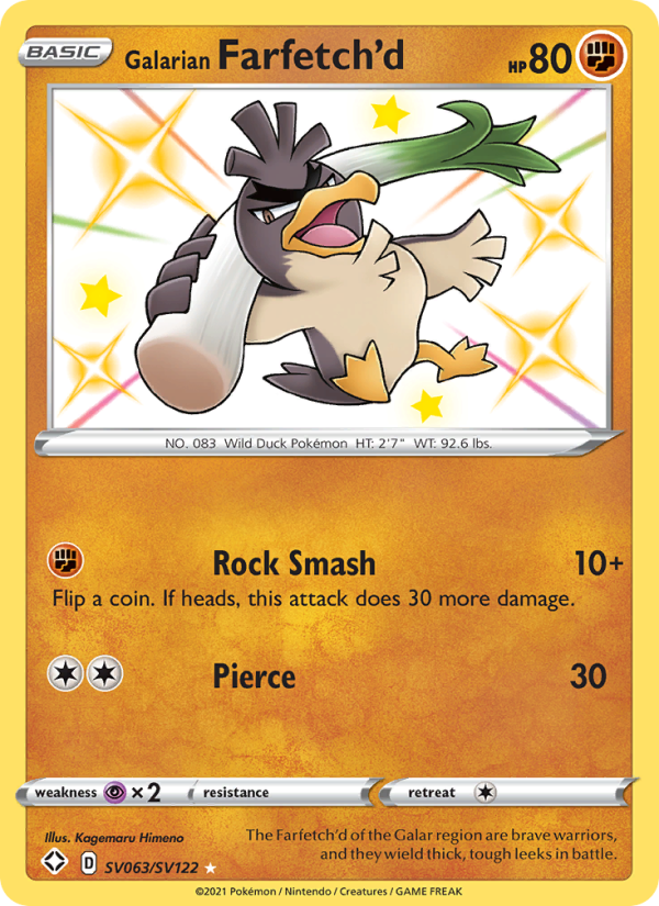Galarian Farfetch'd from Shining Fates
