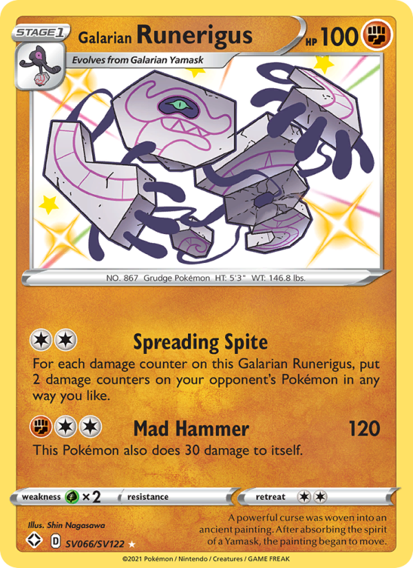 Galarian Runerigus from Shining Fates