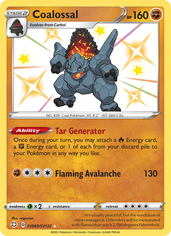 Coalossal from Shining Fates