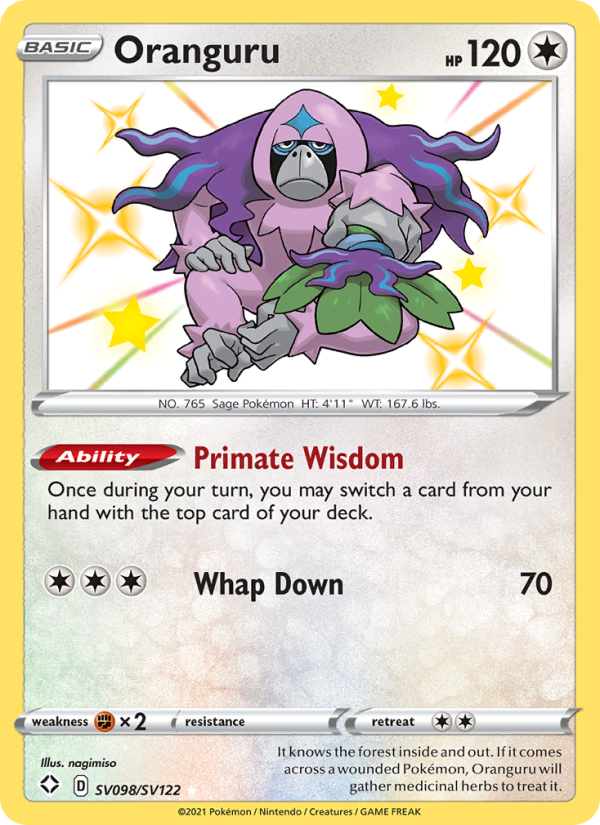 Oranguru from Shining Fates