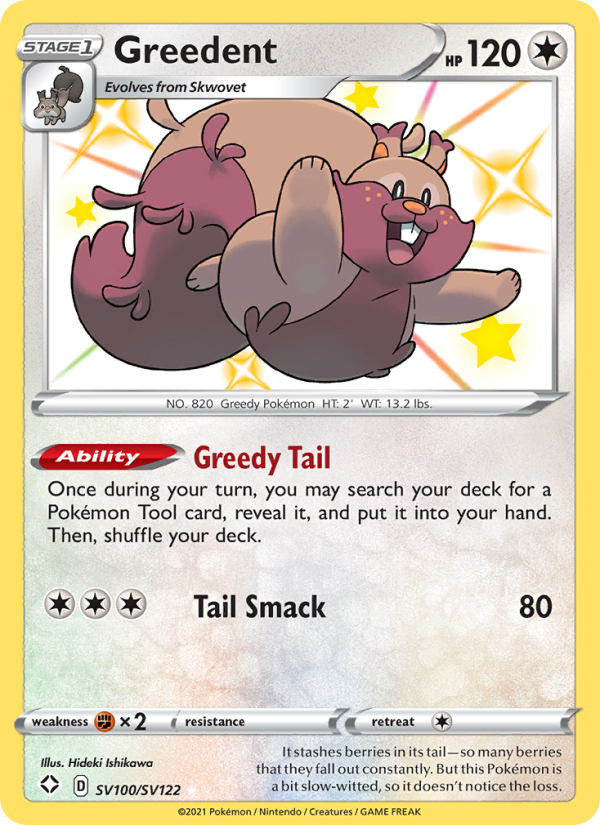Greedent from Shining Fates