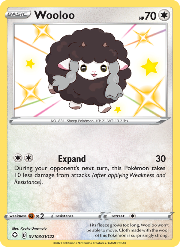 Wooloo from Shining Fates